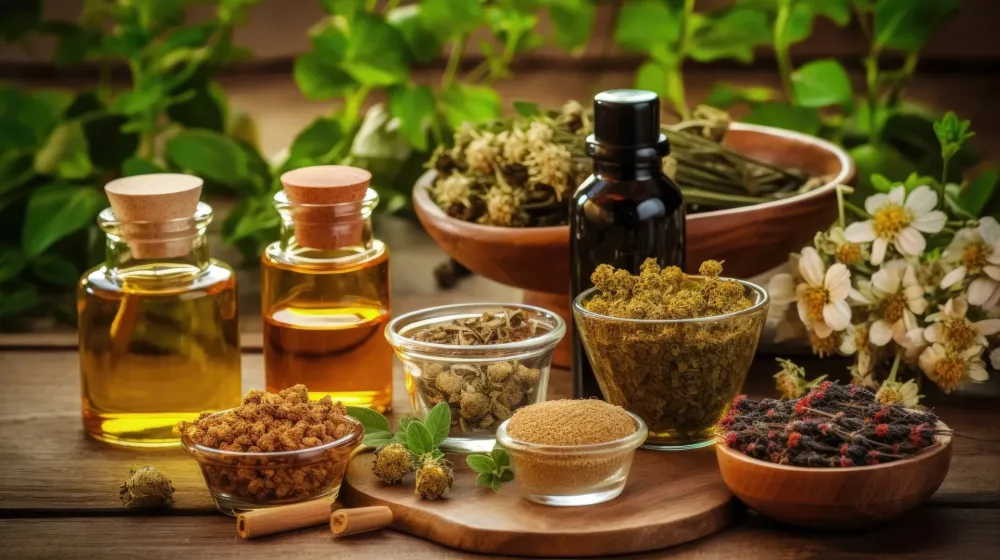 herbes et huiles essentiels